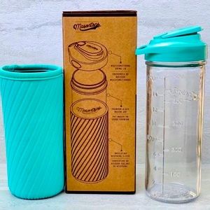🌈2/$30 NIB Masontops Water Bottle/Neoprene Sleeve